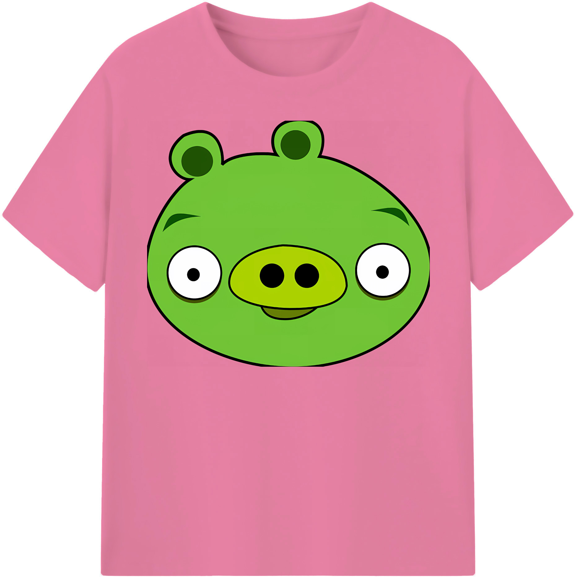 （画像用） Angry Birds アングリーバード 綿100％半袖Tシャツ（フロントプリント）